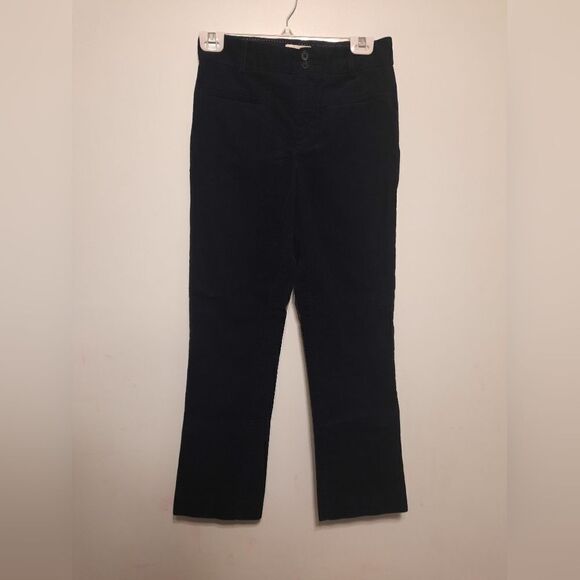 ANTHROPOLOGIE | Essential Corduroy Cropped Flare Trousers Size 0 - Picture 2 of 9